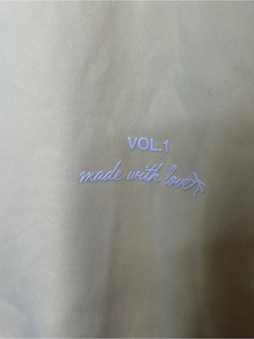 NWT! White Fox Vol. 1 Front Graphic Oversized Hoodie Lemon Size L/XL